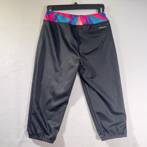 adidas Cropped Capri Leggings AeroReady Large Rear Pocket Elastic Cuff & Waist - Picture 4 of 16